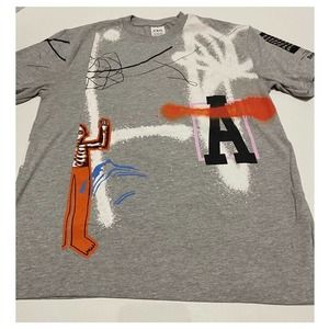 ZARA Mens Tshirt Gray Size Small